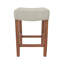 Tabouret de bar rembourré à hauteur de comptoir