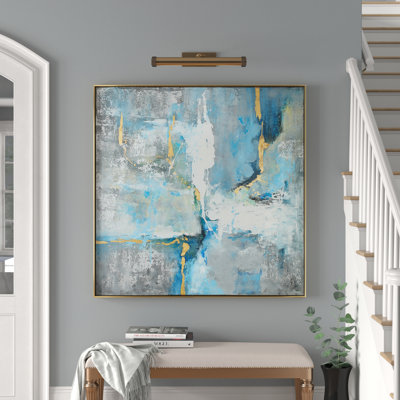 «Méditerranée», reproduction sur toile encadrée