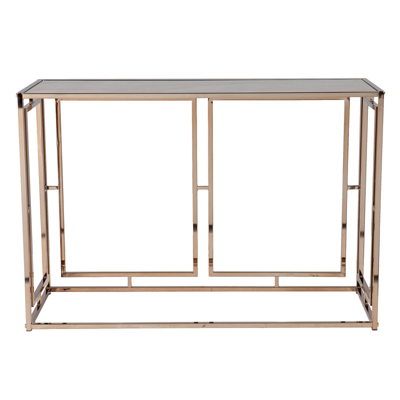 Simondley Faux Marble Console Table
