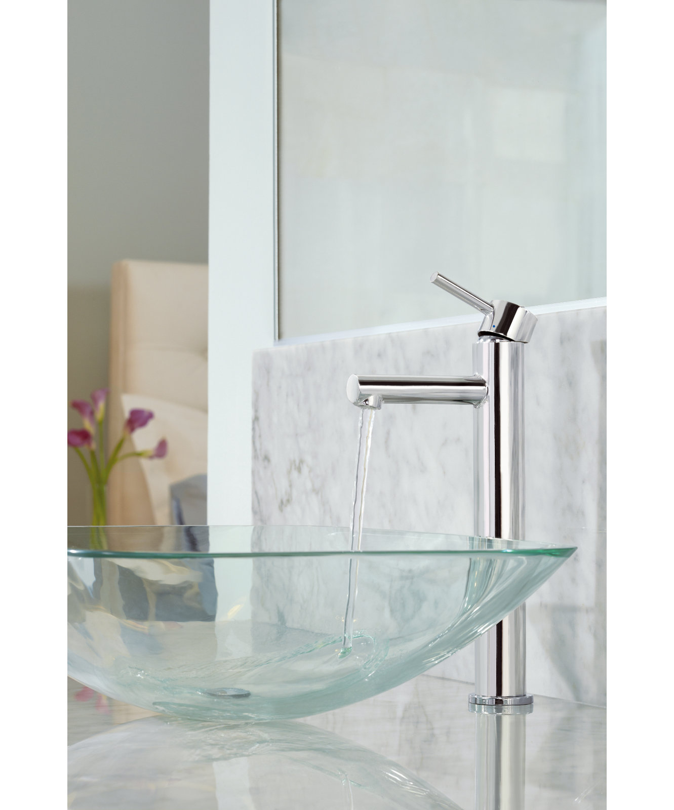 Align Single-Hole Bathroom Faucet, Chrome