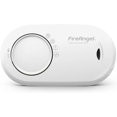 FireAngel Plastic Carbon Monoxide Detector