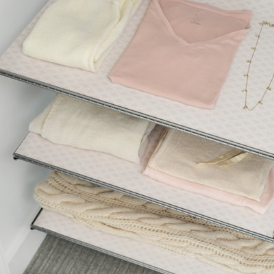 Non-Adhesive Luxury Fabric Shelf and Drawer Liner