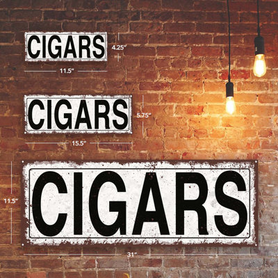 Cigars Metal Sign