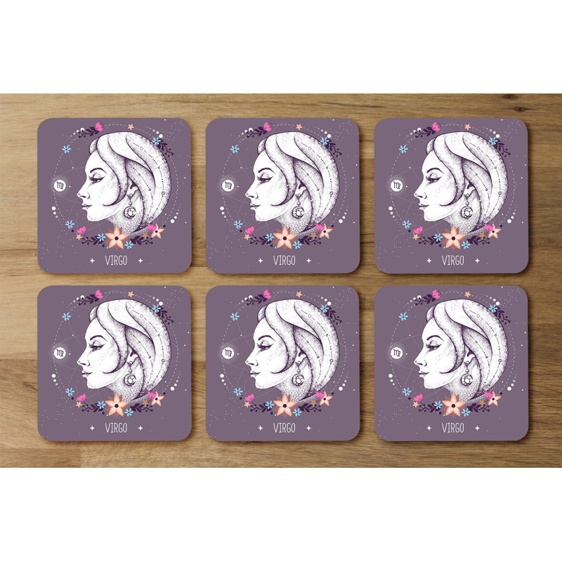 Square 6 Piece Coaster Set