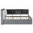 Gray Full Size Wood Bed With Trundle, Upholstered Storage Headboard And Rotatable Board, Ideal For Relaxing Gray, Size, Bed, Headboard, Chamber