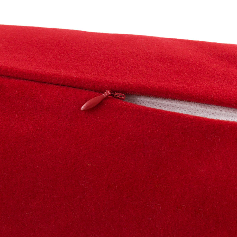 Appliqued Fleeced Pillow Cover