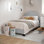 Structure de lit plateforme tapissier Aurey