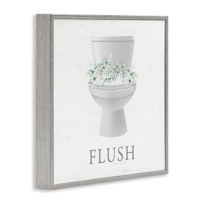 Toilette et art botanique frais, estampe numérique avec lettres et lignes