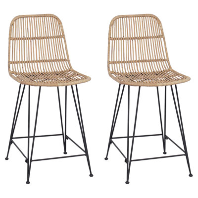 Counter Stool with Metal Frame