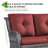 Lequentin Wicker 4 - Person Patio Conversation Set with Cushions-549949393