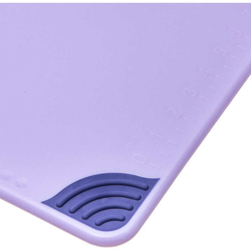 Planche à découper Saf-T-Grip, L 12 po x L 18 po, Violet