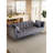 71-inch Bed With Velvet, Gray Color, Suited For Small Spaces, 3 Adjustable Postures, Solid Wood Frame, Easy To Install, 600lbs Capacity-440538065
