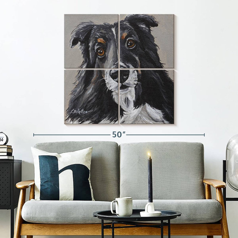 Brampt Sheltie On Gray