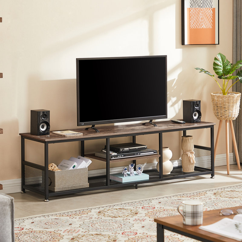 Auxter Coffee Table with Storage, Brown, 16.22'' H X 70.86'' W X 15.74'' L