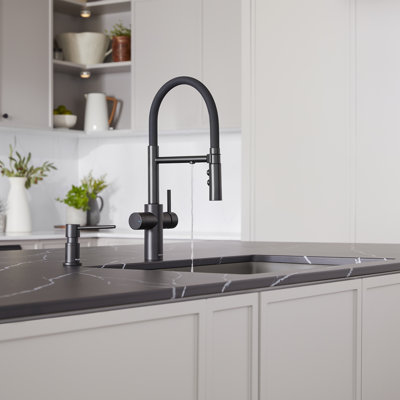 Catris Flexo Filter-ready Pull-down Single Handle Kitchen Faucet With Under-sink Filtration System