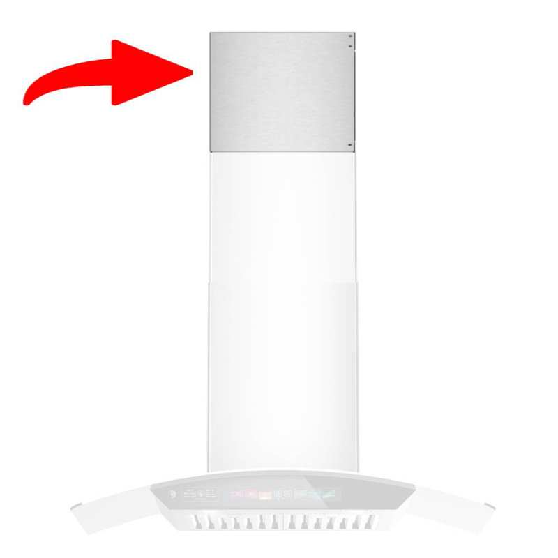 Brano Gs01s Range Hood Chimney Extension