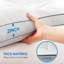 Surmatelas moelleux en duvet synthétique, surmatelas avec sangles élastiques, certifié Oeko-tex®-1888326274
