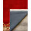 Tapis oriental rouge en polyester imprimé à la machine Susan-688733173