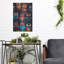 Art mural luxueux en métal «Color Pattern Small Owl» par Momart-106414558