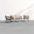 4 Piece Rattan Sofa Seating Group with Cushions-1285113846