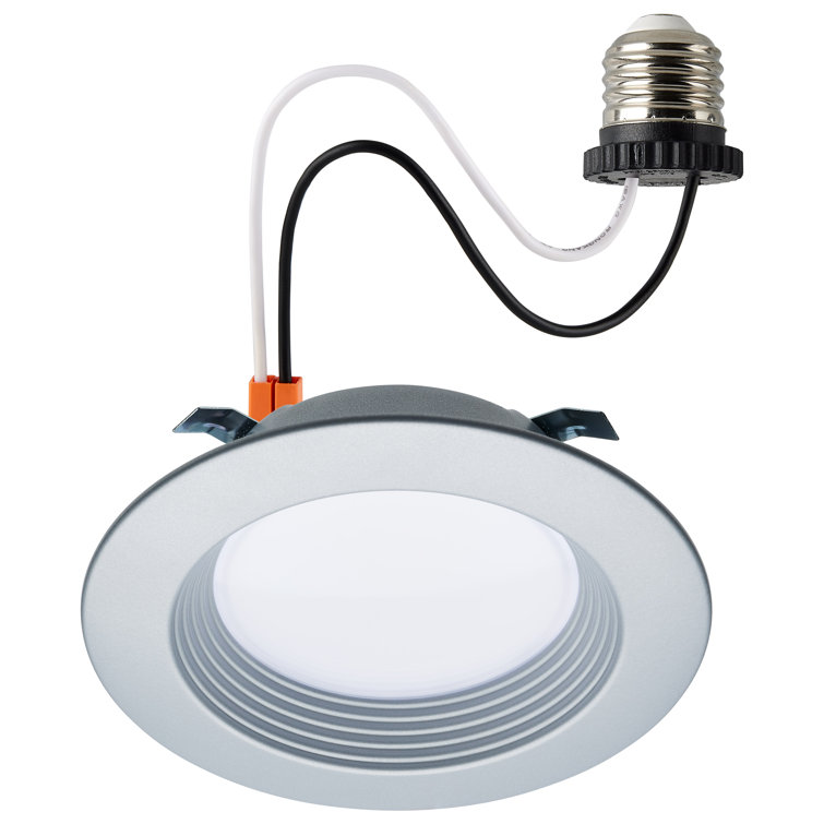 4" Selectable Color Temperature Dimmable IC Rated LED Retrofit Recessed Lighting Kit