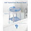 Chaise de douche avec tabouret de douche
