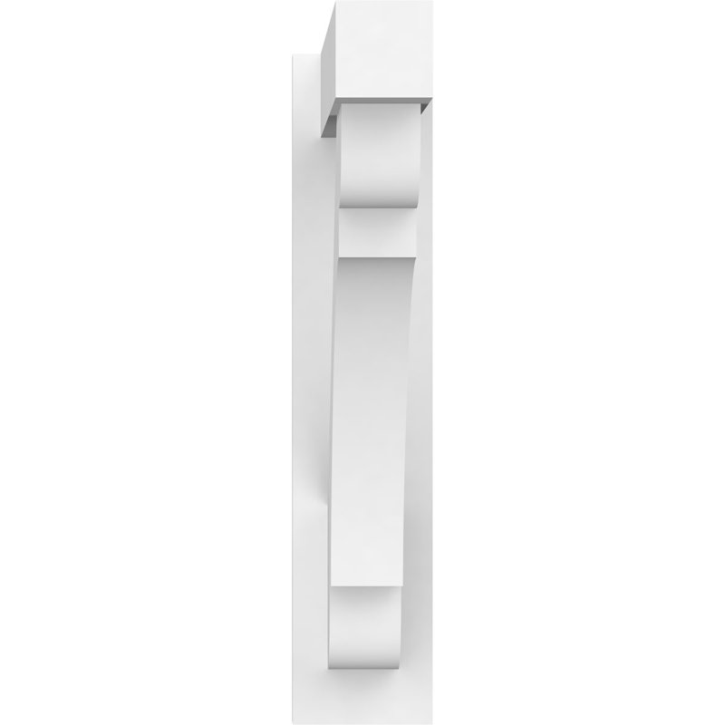 L 5 po x l 24 po x P 24 po H uréthane Signature olympique avec embouts blocs, brun clair apprêté, H 24 po x l 5 po x P 24 po