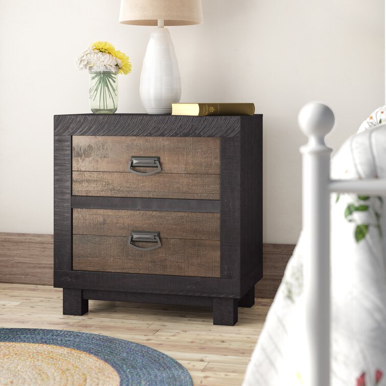 Jobe 2 - Drawer Nightstand in Walnut