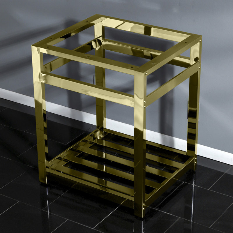Base de lavabo console Kingston Brass, Laiton brossé