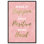 «Typographie and Quotes Stay Positive Motivational Quotes and Sayings», reproduction d'art textuel sur toile