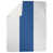 Blanc / Bleu royal