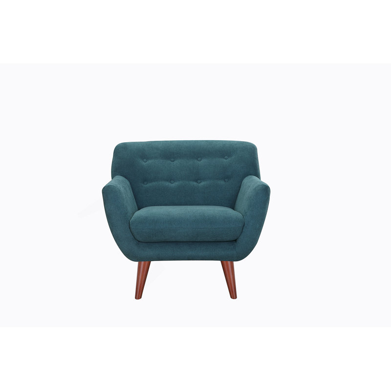 Chaise Brenna confortable et élégante pour la détente et la décoration, Sarcelle