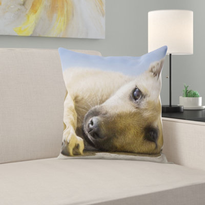 Dog Throw Pillow