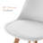 Rohun Round Extendable Modern Kitchen Dining Table Set With 32.8"H Dining Chair-303345140-303345143