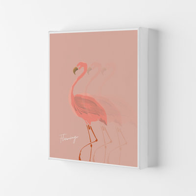 Flamingo Shadow by Pixy Paper - Print