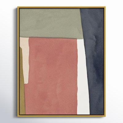 Warm Pink And Indigo by Julia Balfour