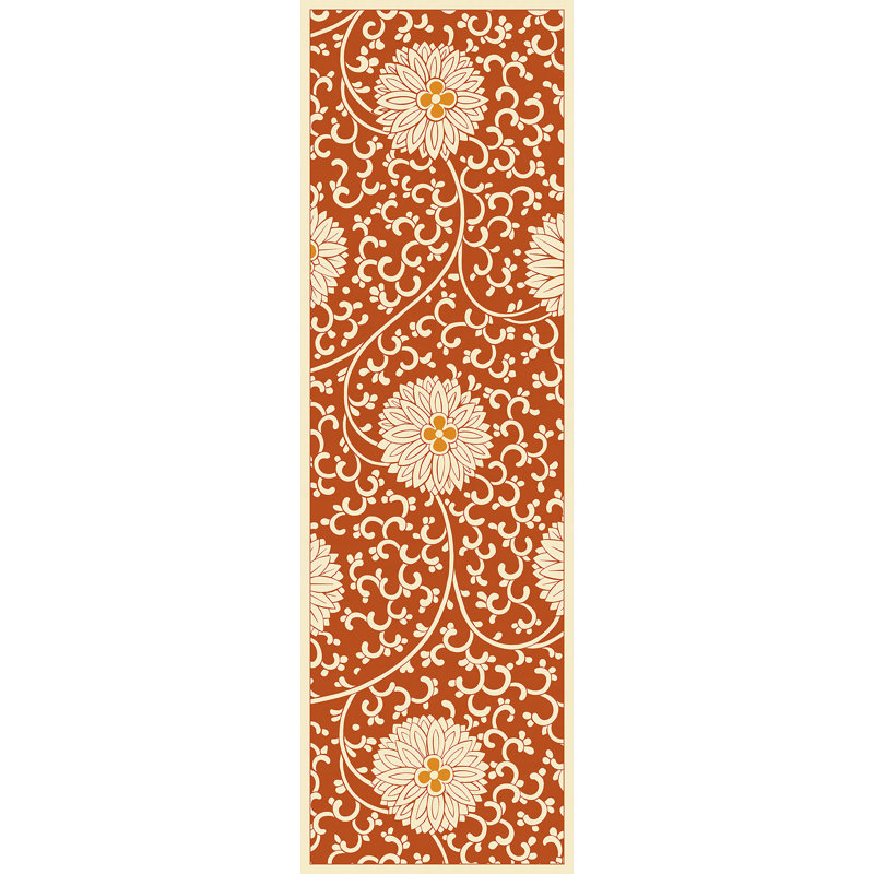 Tapis Hawarden Poppy, Tapis de couloir 2 pi 6 po x 8 pi