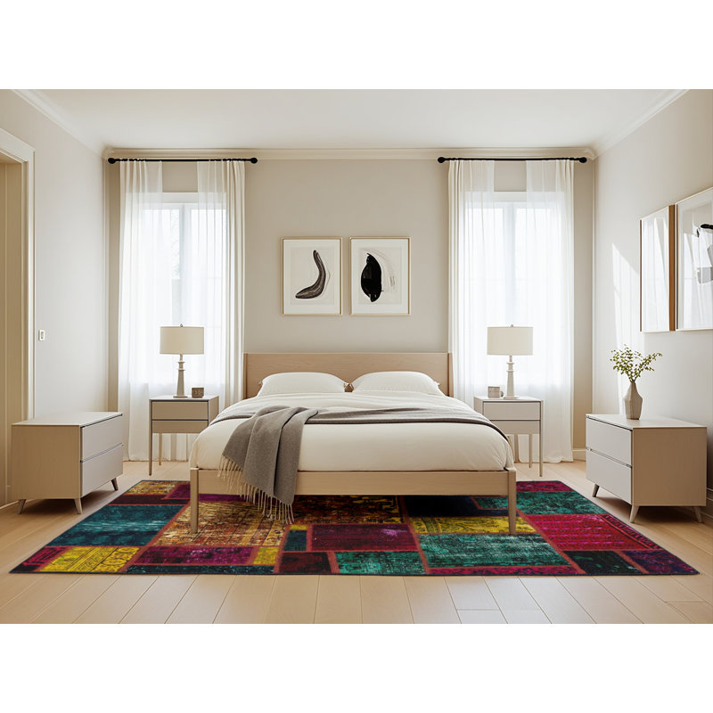 Abstract Indoor Rug, Rectangle 5' x 8'