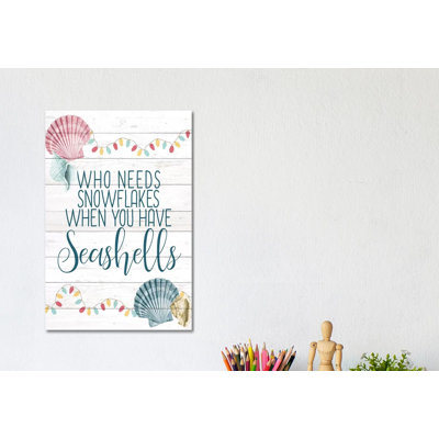 Have Seashells by Kimberly Allen - Wrapped Canvas Gallery-Wrapped Canvas Giclée