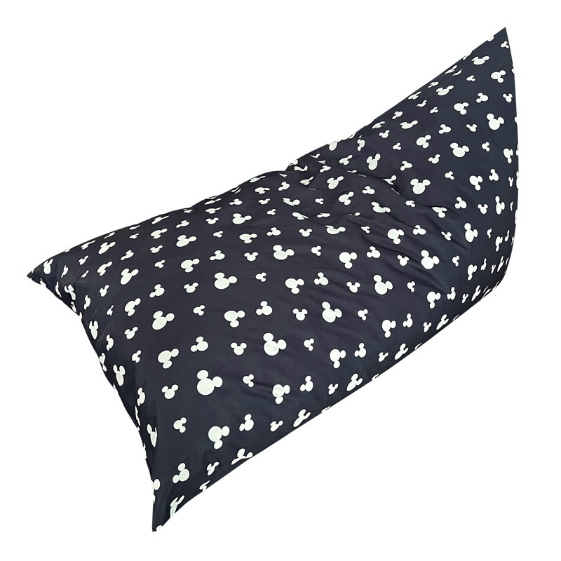 Mickey Silhouette Print Beanbag