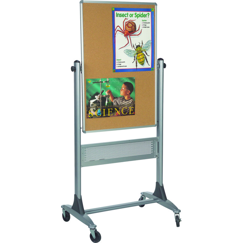 Tableau blanc réversible autoportant Platinum, 40 po x 30 po