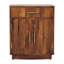 Armoire de chevet cannelée Milan