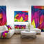 3D Rainbow - reproduction sur toile tendue-16487926