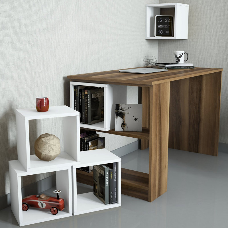 Liutulf Computer Desk, White