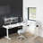 VIVO Electric 77" x 71" Corner Stand Up Desk, 3E7B Series-93885691