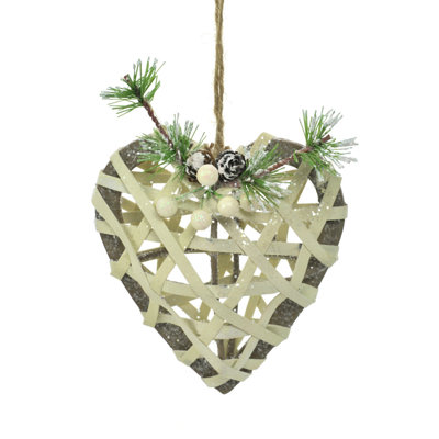 7'' Handmade Fabric Holiday Shaped Ornament