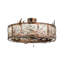 Lady Slipper LED Downrod Ceiling Fan