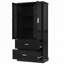 Armoire de rangement pour salle de bain avec tablette réglable-1073860407