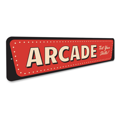 Arcade Aluminum Sign