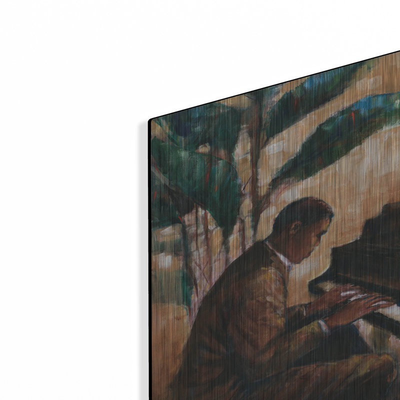 «Enchanting Keys» par Monica Stewart, art mural en métal, H 16 po x l 24 po